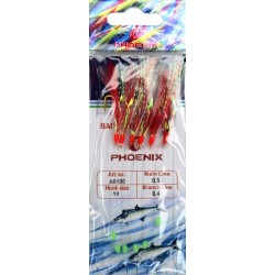 Рибальський самодур, Phoenix A0100, 6 гачків, розмір №1